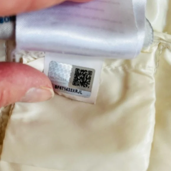 Sale🔥Moncler Armco Giubbotto Down Puffer Jacket / Vest Convertible Ivory Size 4 - Picture 8 of 13